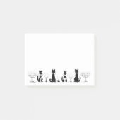 Vier zwarte katten, Louis Wain Post-it® Notes (Voorkant)