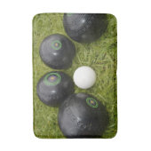 Vier zwarte koffers en Jack, Badmat (Voorkant Verticaal)