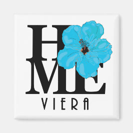 Viera HOME Blue Hibiscus Magneet