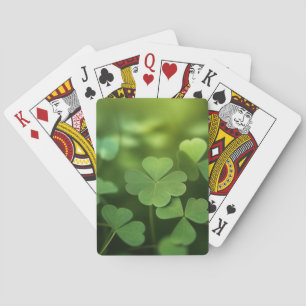 Vierbladige Klaver Pokerkaarten