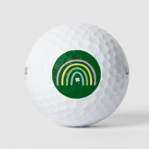 Vierbladige Klaver Regenboog St. Patrick's Dag Golfballen