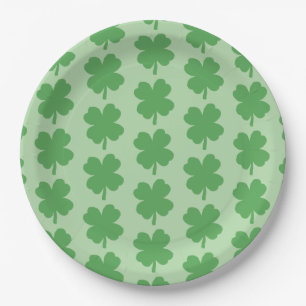 Vierbladige Klaver Shamrock Ierse St. Patrick's Da Papieren Bordje