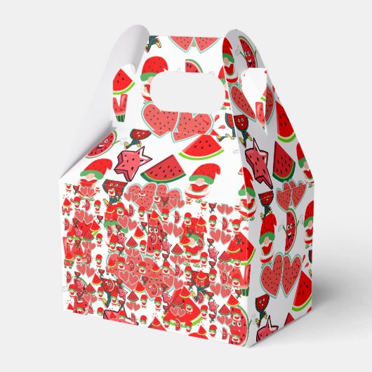 Vierbox Bedankdoosjes (Voorkant Zijde)