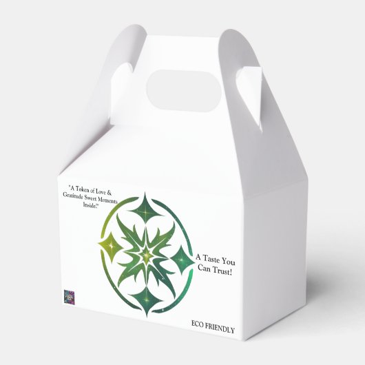 Vierbox Bedankdoosjes (Voorkant Zijde)