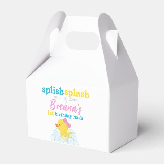 Vierbox Bedankdoosjes (Voorkant Zijde)