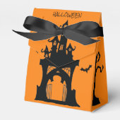 Vierbox - Halloween Haunted House Bedankdoosjes (Voorkant Zijde)