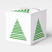 Vierbox - kerstbomen met stijl bedankdoosjes (Voorkant Zijde)