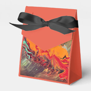 Vierbox "Oranje barst" Bedankdoosjes