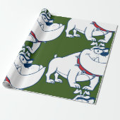 Vierce Dog Wrapping Paper Cadeaupapier (Uitgerold)