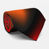 Vierce Flames Abstract Stropdas (Opgerold)