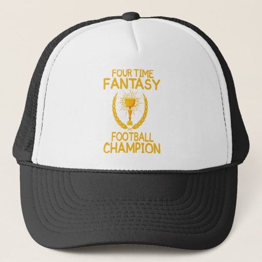 viercon football champion gift trucker pet (Voorkant)