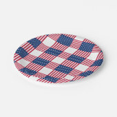 Vierde Bord patriottisch papier juli (Gekanteld)