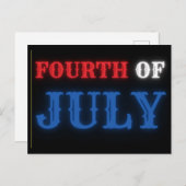 vierde Briefkaart juli (Voorkant / Achterkant)