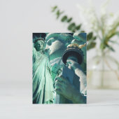 Vierde Briefkaarten voor geviering Lady Liberty (Staand voorkant)