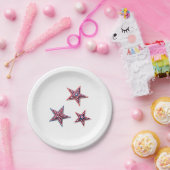 Vierde dag van 3 juli papieren bordje (Feest)