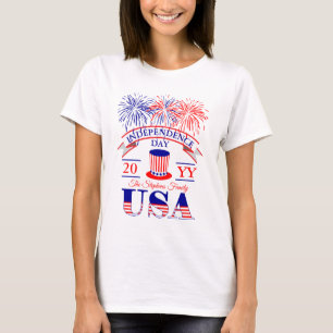 Vierde dag van de dag van de onafhankelijkheid van t-shirt