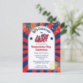 Vierde dag van de onafhankelijkheid van de Verenig Briefkaart (Staand voorkant)