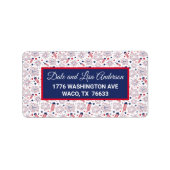 Vierde dag van de Onafhankelijkheidsdag BBQ Etiket (Voorkant)