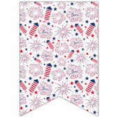 Vierde dag van de Onafhankelijkheidsdag BBQ Vlaggetjes (Tweede vlag)