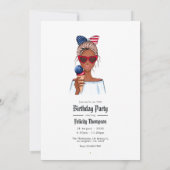 Vierde dag van de Onafhankelijkheidsdag van de Ver Kaart (Achterkant)