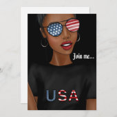 Vierde dag van de Onafhankelijkheidsdag van de Ver Kaart (Voorkant / Achterkant)