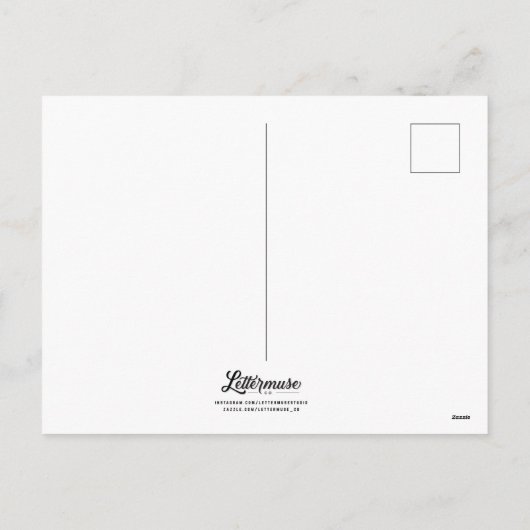 VIERDE DAG VAN KERSTMIS/het Briefkaart van (Achterkant)