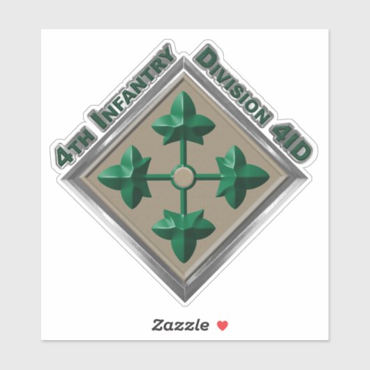 Vierde deelstuk over de infanterie sticker (Vel)