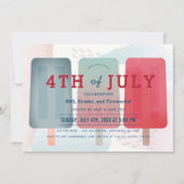 Vierde editie van de Partij van juli Kaart (Voorkant)