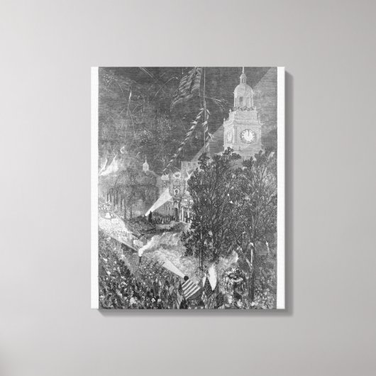 Vierde eeuw canvas afdruk (Voorkant)
