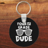 Vierde graad Gast 4de graad Leerkrachten Studenten Sleutelhanger (Voorkant)
