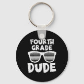 Vierde graad Gast 4de graad Leerkrachten Studenten Sleutelhanger (Achterkant)