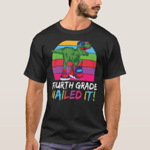 Vierde graad genageld Het Rex Schattig 4e Graad T-shirt