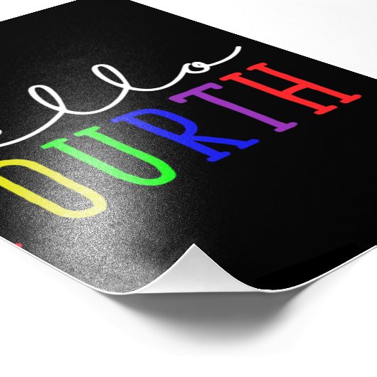 Vierde graad Hallo | Welkom op school Foto Afdruk (Hoek)