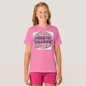 Vierde graad Shirt | paars en roze (Voorkant volledig)