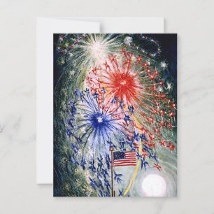 Vierde herdenking juli briefkaart