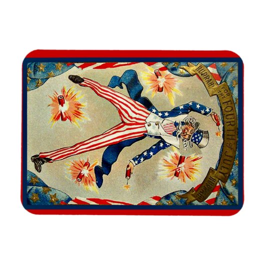 Vierde herdenking juli - oom Sam, Magneet (Horizontaal)