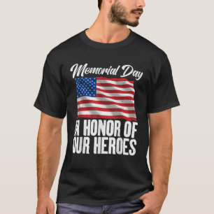 Vierde herdenkingsdag van juli ter ere van ons her t-shirt