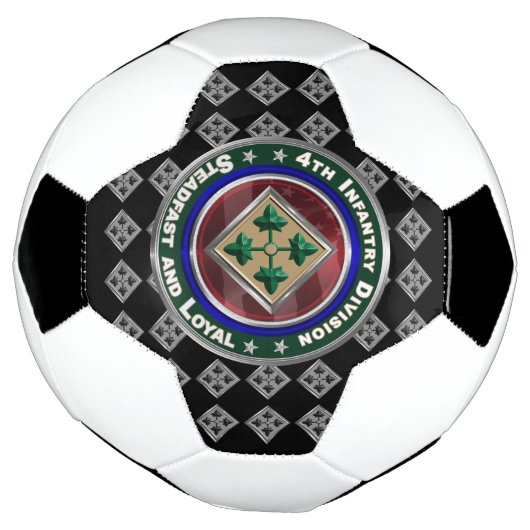 Vierde infanteriedivisie "Steadfast and Loyal" Voetbal (Gedraaid)