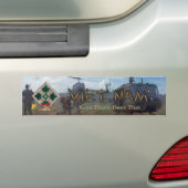 Vierde Infanteriedivisie Vietnam Oorlog Bumpersticker (Op auto)