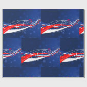 Vierde juli Abstract Cadeaupapier (Vlak)