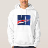 Vierde juli Abstract Hoodie (Voorkant)