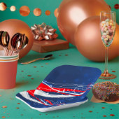 Vierde juli Abstract Papieren Bordje