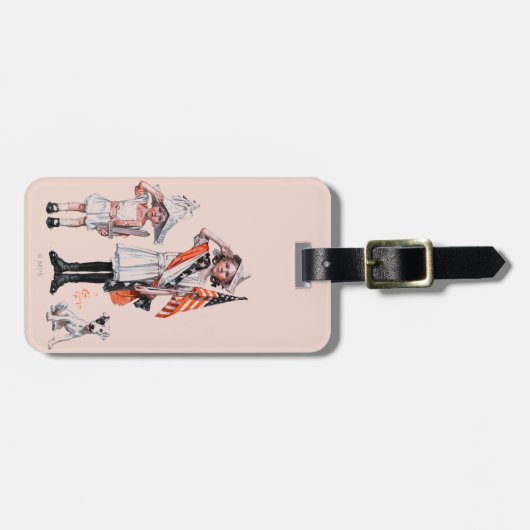 Vierde juli bagagelabel (Voorkant horizontaal)