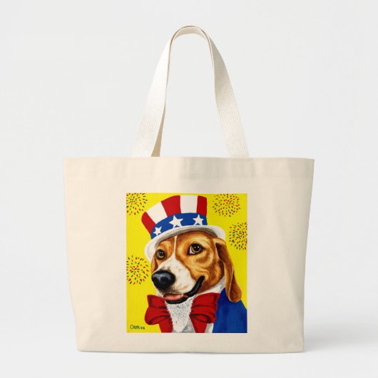 Vierde juli Beagle Dog Tas (Voorkant)