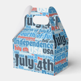 Vierde juli bedankdoosjes