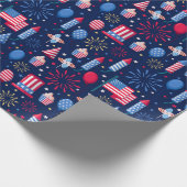 Vierde juli cadeaupapier (Hoek)