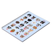 Vierde juli Dog Faces Notitieboek (Linkerzijde)