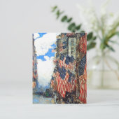 "Vierde juli" door Childe Hassam Briefkaart (Staand voorkant)