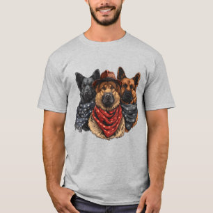 Vierde juli Duitse herdershonden T-shirt