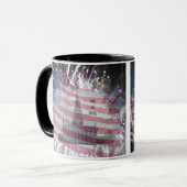 Vierde juli Fireworks Mok (Voorkant links)